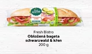Fresh Bistro Obložená bageta schwarzwald & křen