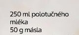 polotučné mléko