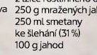 smetana ke šlehání
