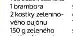 zeleninový bujón