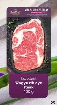 Excellent Wagyu rib eye steak 400 g