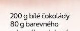 200 g bílé čokolády
