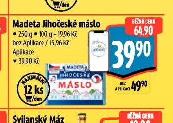 Madeta Jihočeské máslo
