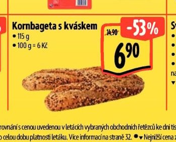 Kornbageta s kváskem
