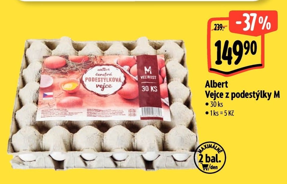 Albert Vejce z podestýlky M