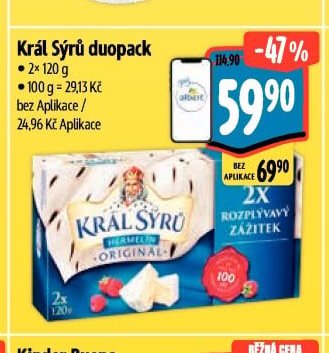 Král Sýrů duopack