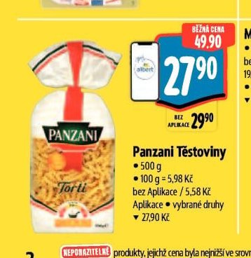 Panzani Těstoviny