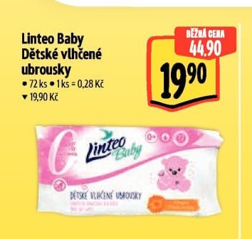 Linteo Baby Dětské vlhčené ubrousky