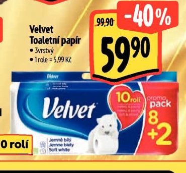 Velvet Toaletní papír