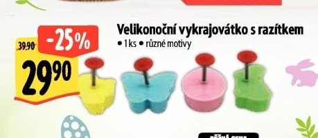 Velikonoční vykrajovátko s razítkem