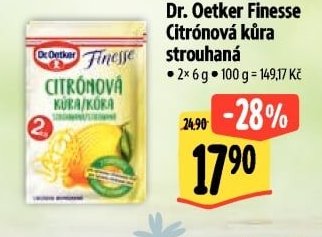 Dr. Oetker Finesse Citrónová kůra strouhaná