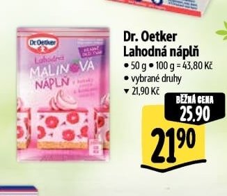 Dr. Oetker Lahodná náplň