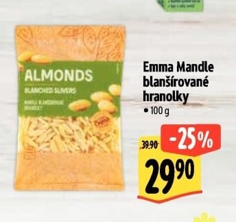 Emma Mandle blanšírované hranolky 100 g