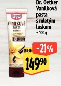Dr. Oetker Vanilková pasta s mletým luskem