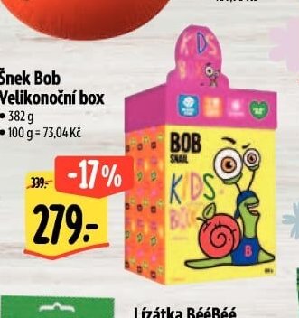 Šnek Bob Velikonoční box