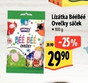 Lízátka BééBéé Ovečky sáček