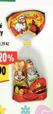 Balíček z mléčné čokolády