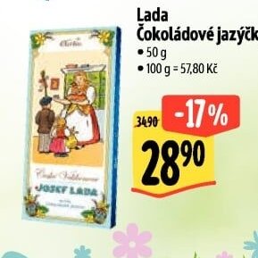 Lada Čokoládové jazýčky