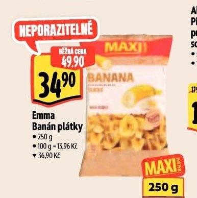 Emma Banán plátky
