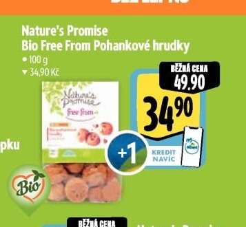 Nature's Promise Bio Free From Pohankové hrudky