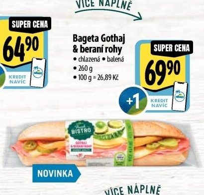Bageta Gothaj & beraní rohy