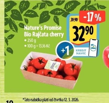 Nature's Promise Bio Rajčata cherry