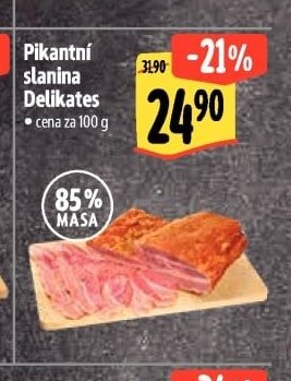 Pikantní slanina Delikates