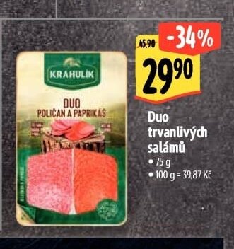 Duo trvanlivých salámů
