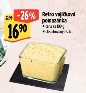Retro vajíčková pomazánka