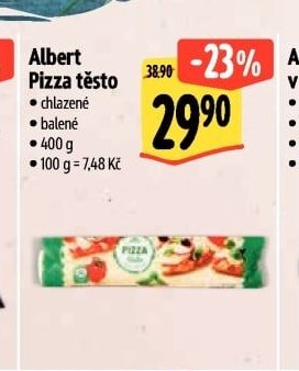 Albert Pizza těsto