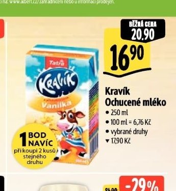 Kravík Ochucené mléko