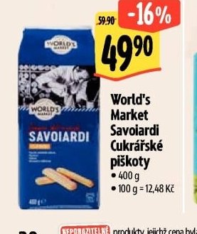 World's Market Savoiardi Cukrářské piškoty