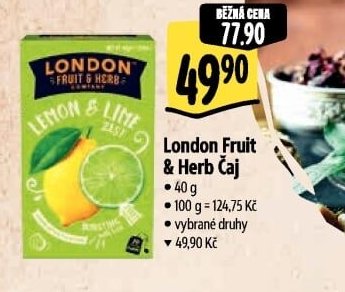 London Fruit & Herb Čaj