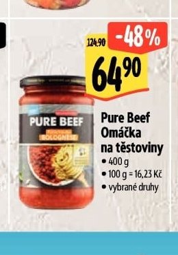 Pure Beef Omáčka na těstoviny