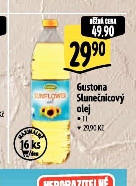 Gustona Slunečnicový olej