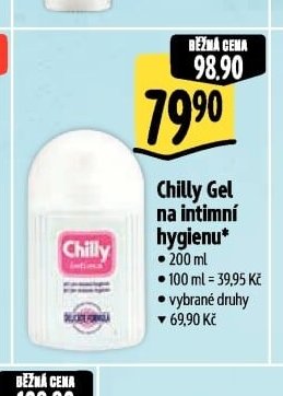 Chilly Gel na intimní hygienu