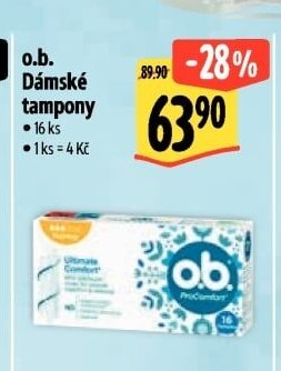o.b. Dámské tampony