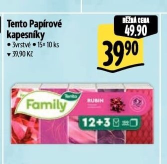 Tento Papírové kapesníky