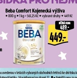 Beba Comfort Kojenecká výživa