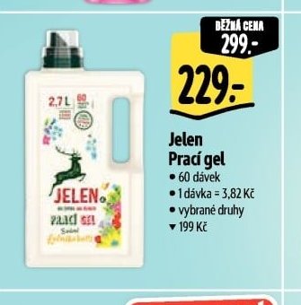 Jelen Prací gel