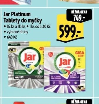 Jar Platinum Tablety do myčky