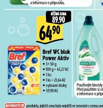 Bref WC blok Power Aktiv