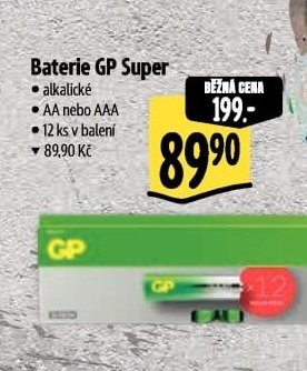 Baterie GP Super