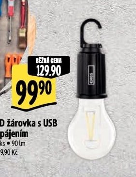 LED žárovka s USB napájením