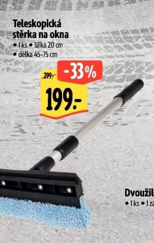 Teleskopická stěrka na okna