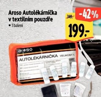 Aroso Autolékárnička v textilním pouzdře