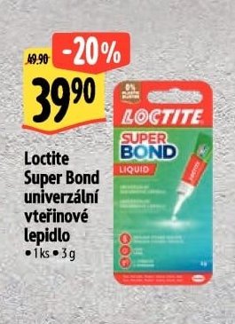 Loctite Super Bond univerzální vteřinové lepidlo