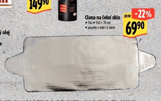 Clona na čelní sklo