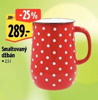 Smaltovaný džbán