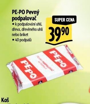 PE-PO Pevný podpalovač